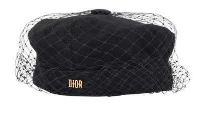 Christian Dior Arty Cap With Veil, front view